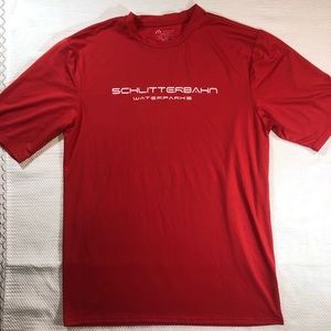 Schlitterbahn Rash Guard Large Red